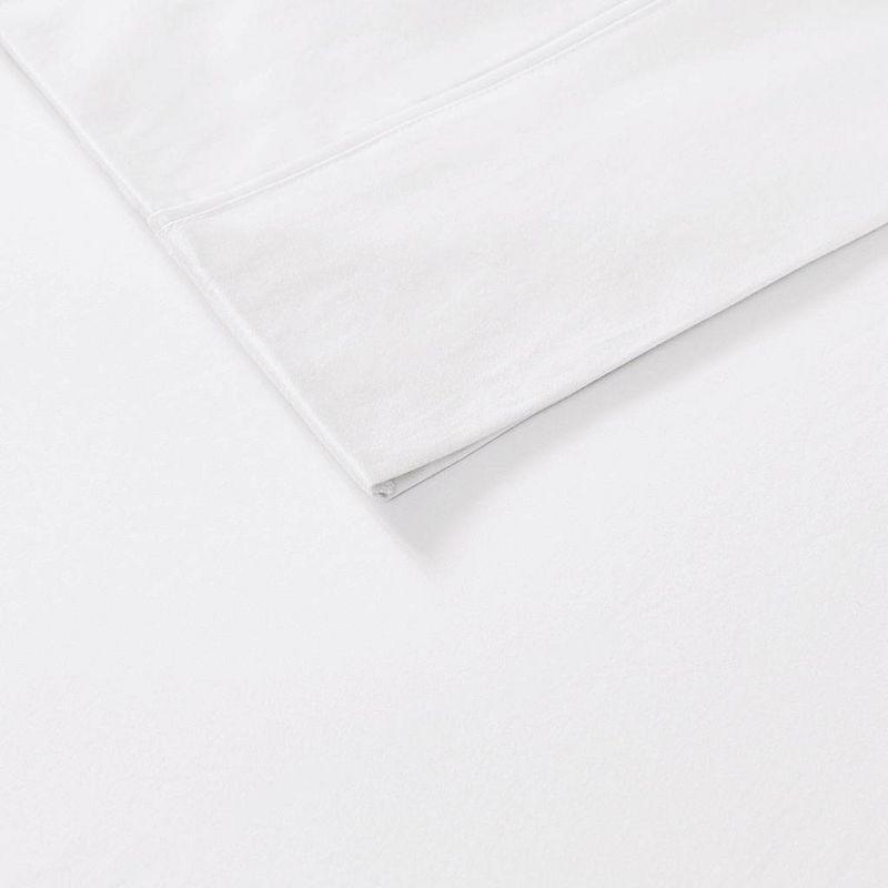 Split King 800 Thread Count 7pc Cotton Blend Sheet Set White