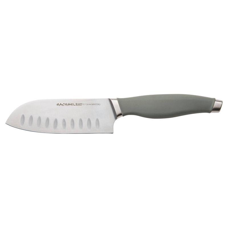 Rachael Ray 3pc Stainless Steel Chef Knife Set Gray