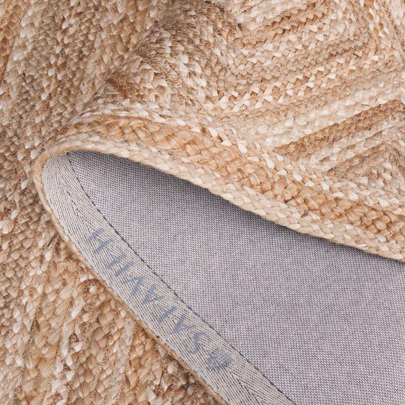 Natural Fiber NF925 Hand Woven Indoor Area Rug - Natural - 5'x8' - Safavieh.