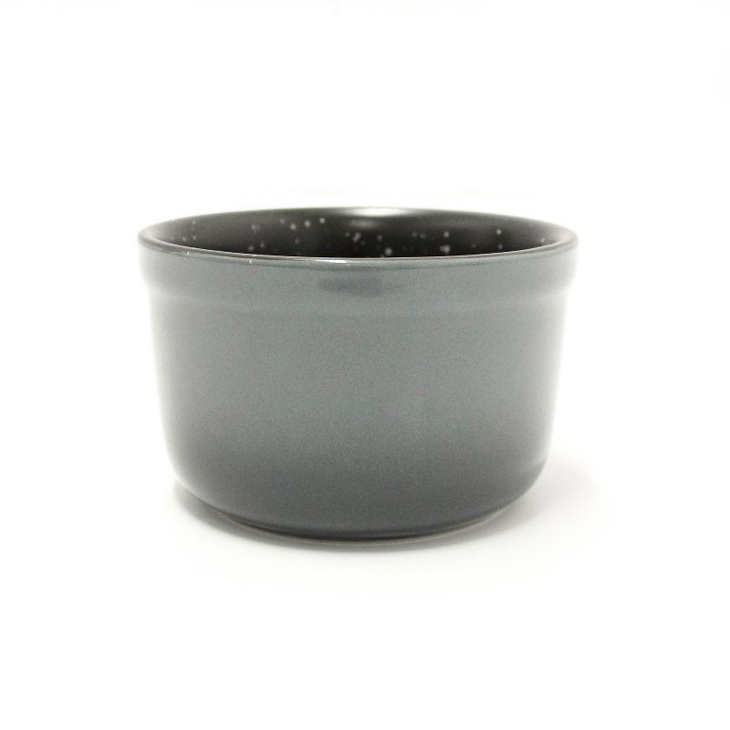 Gem 4.75" Stoneware Round Ramekin Set, 4 Pieces