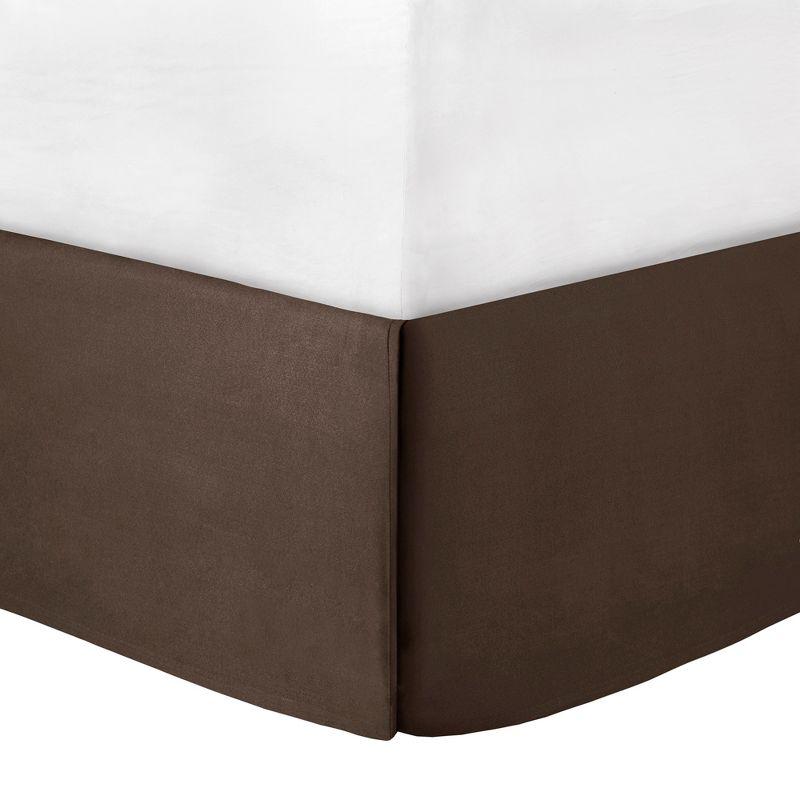 Beige and Brown Reversible Microsuede Queen Comforter Set