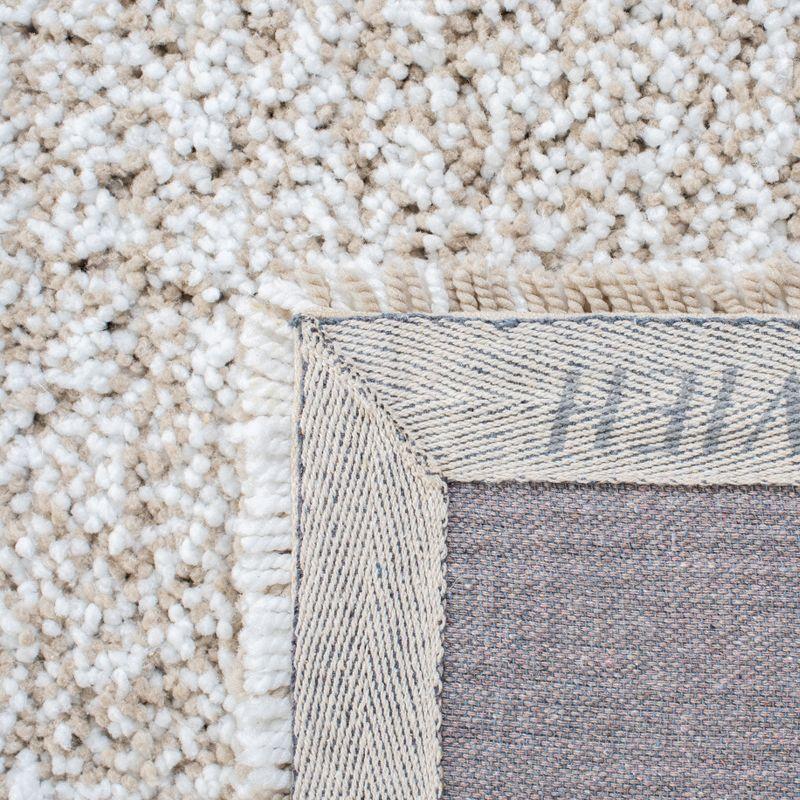 Ultimate Shag SGU211 Hand Tufted Area Rug - Sand/Ivory - 8'x10' - Safavieh.