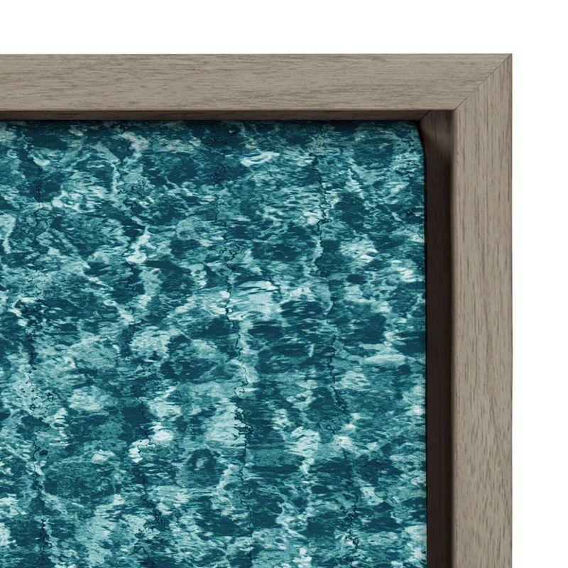 18" x 24" Sylvie Diving Board Framed Canvas By Amy Peterson Gray - DesignOvation: Modern Vertical Wall Art, Plastic Frame