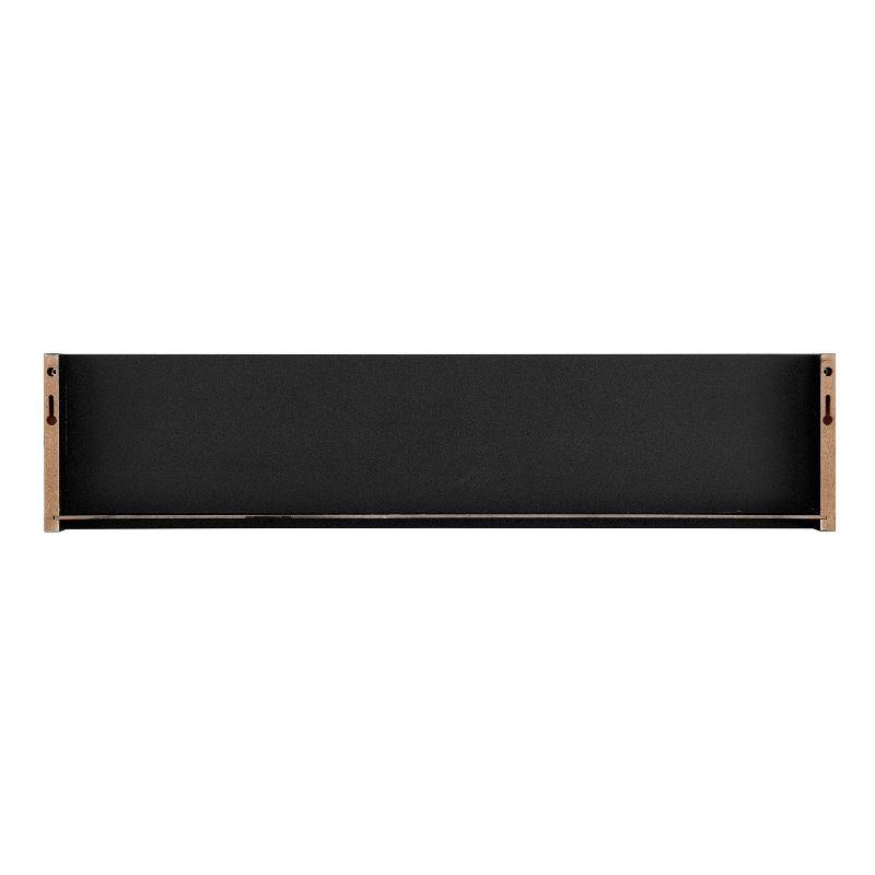 25.6" x 5.75" Wall Mounted Entryway Coat Rack with Decorative Ledge Shelf and Hooks - Danya B.