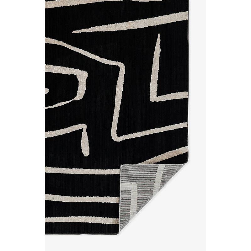 Momeni Noho Luna Machine Loomed Rug Black