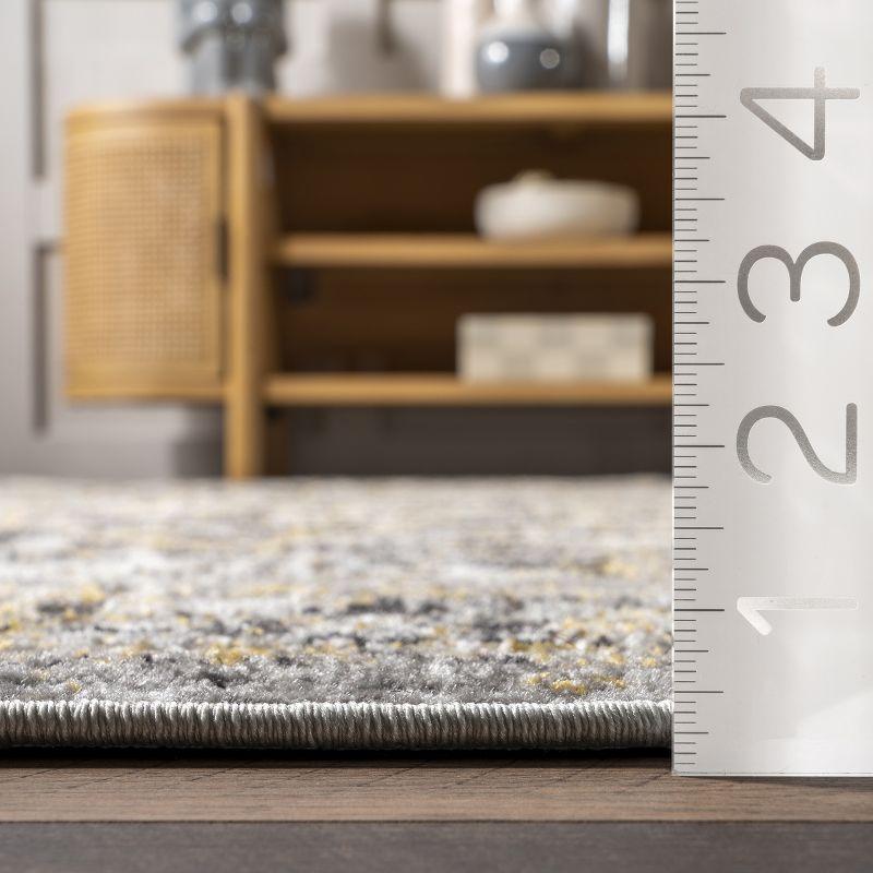 Nuloom Lilah Oriental/Persian 10x14 Indoor Area Rug for Living Room Bedroom Dining Room Kitchen, Gold/Multicolor