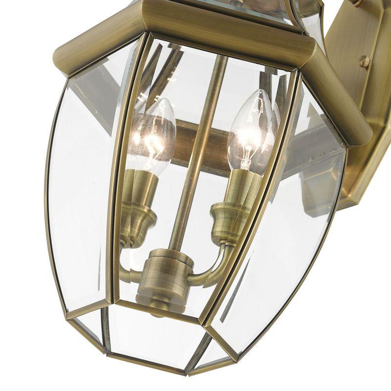Livex Lighting Monterey 2 - Light Wall Light in  Antique Brass