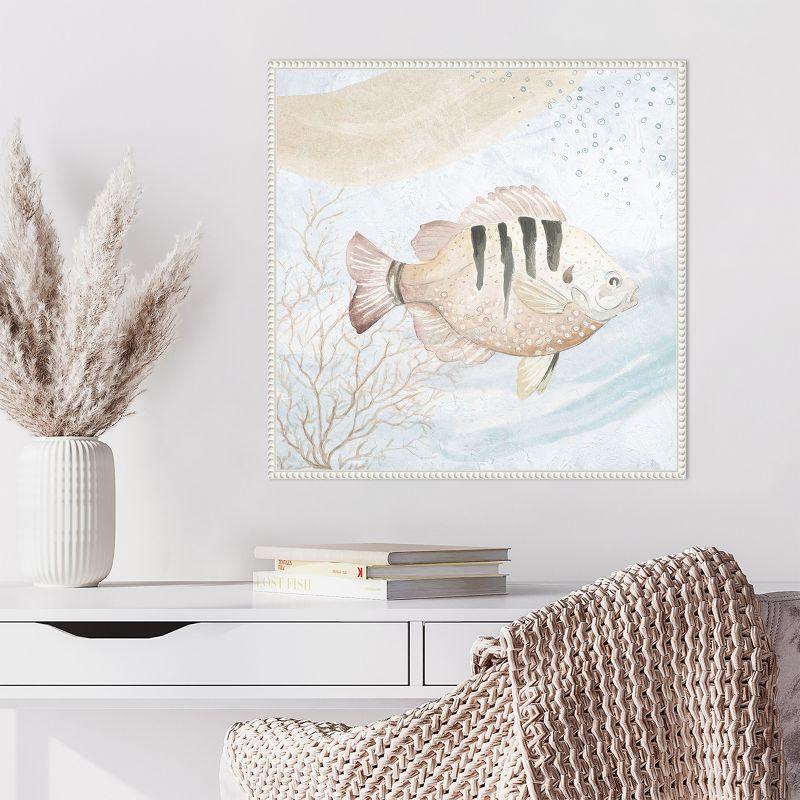 Amanti Art Ocean Oasis Waves Tropical Fish II by Patricia Pinto Framed Canvas Wall Art