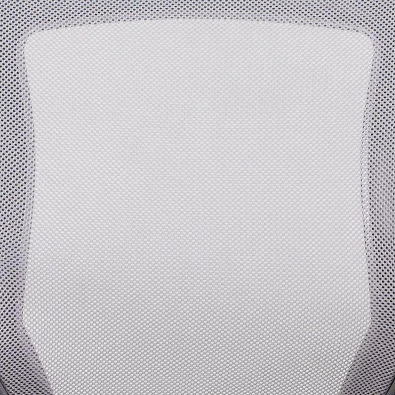 Flash Furniture Mid-Back Gray Mesh Swivel Ergonomic Task Office Chair with Gray Frame and Flip-Up Arms
