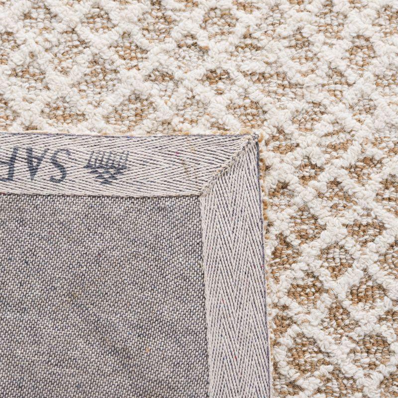 Micro-Loop MLP353 Hand Tufted Indoor Area Rug - Beige/Ivory - 6'x9' - Safavieh