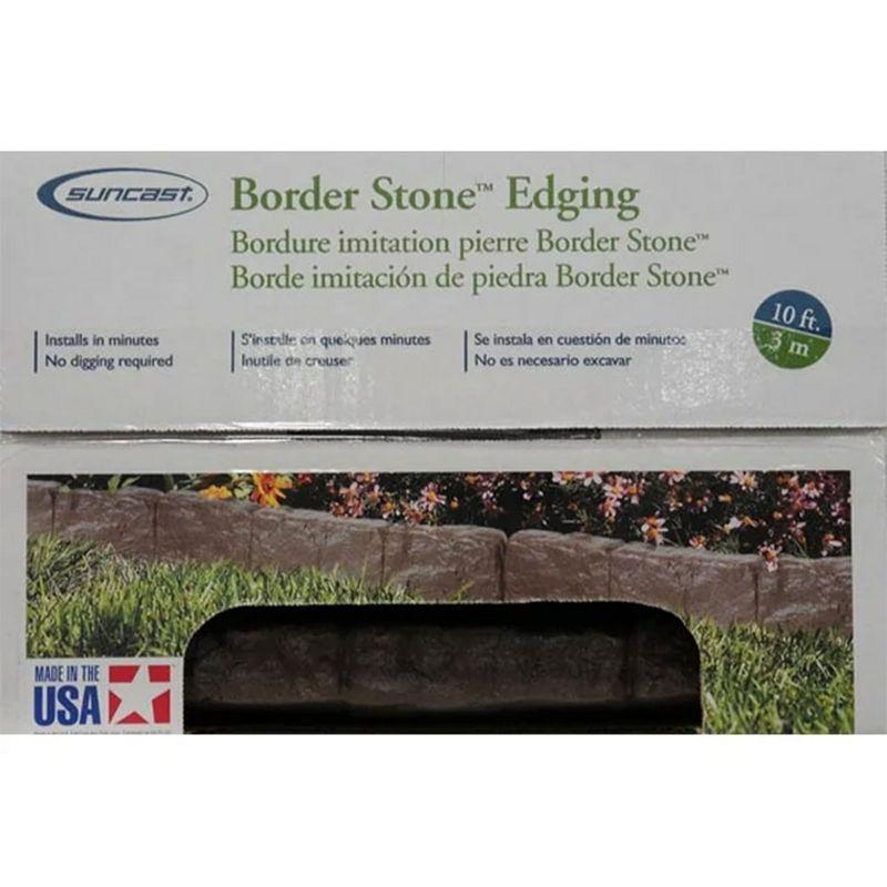 BEACHWATER POOL & SPA, LLC Landscape Design Border, Sections, Decorative Natural Rock Stone Edging For Garden, Lawn, & Landscaping (20 Pack)