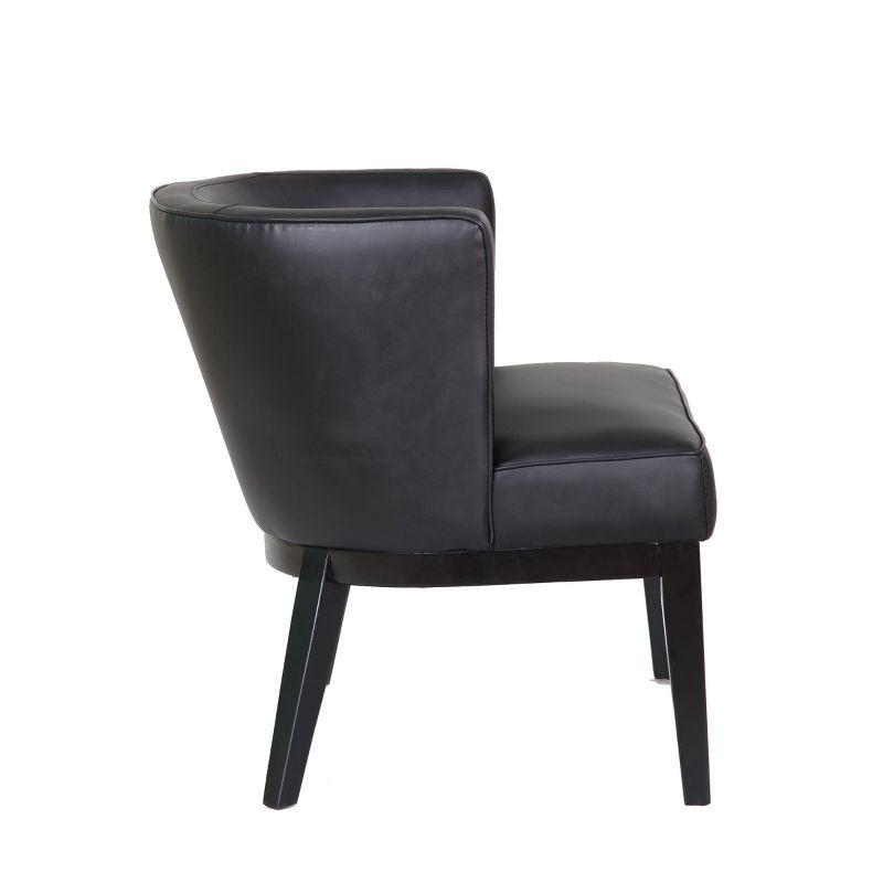 Ava Accent Chair Black - Boss Office Products