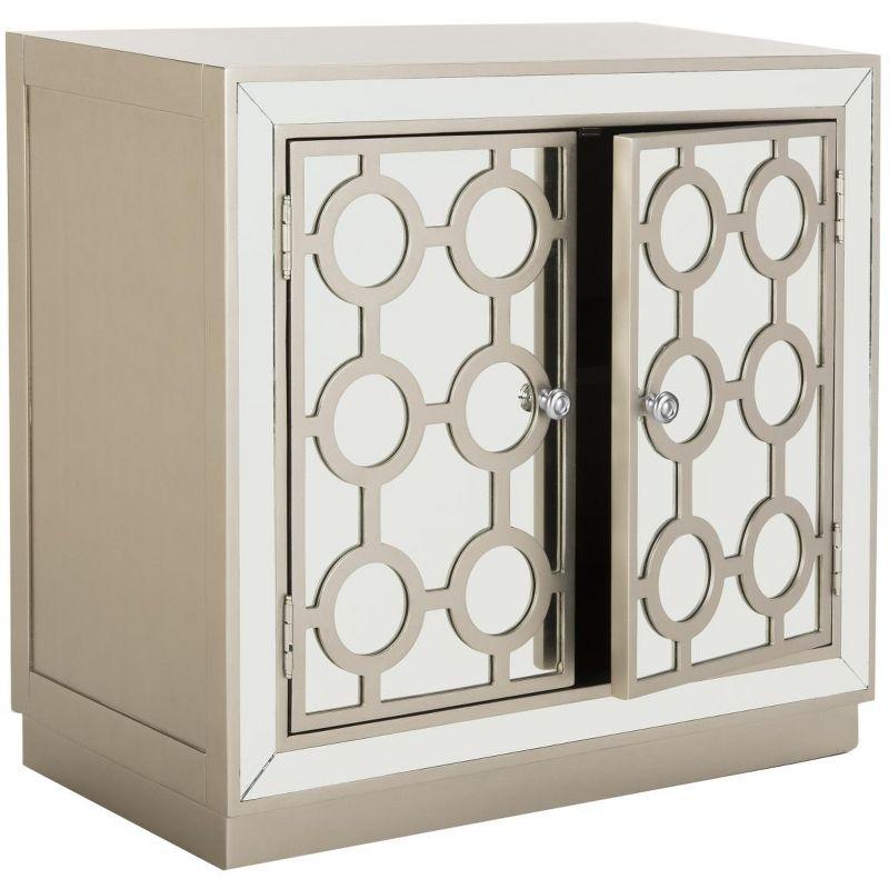 Kaia 2 Door Chest - CHS6404 - Champagne/Mirror - Safavieh