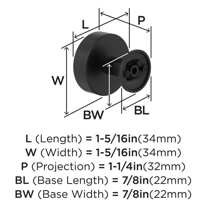 Everett 1 5/16" Diameter Round Knob