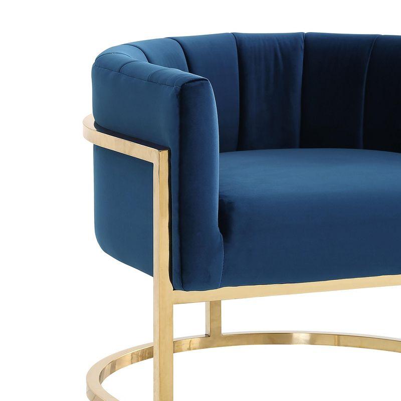 Velvet Barrel Chair