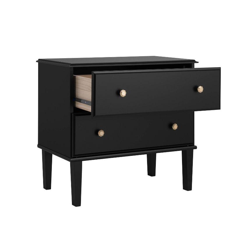 Lux 2 Drawer 16"D x 27.75"W x 25"H Nightstand