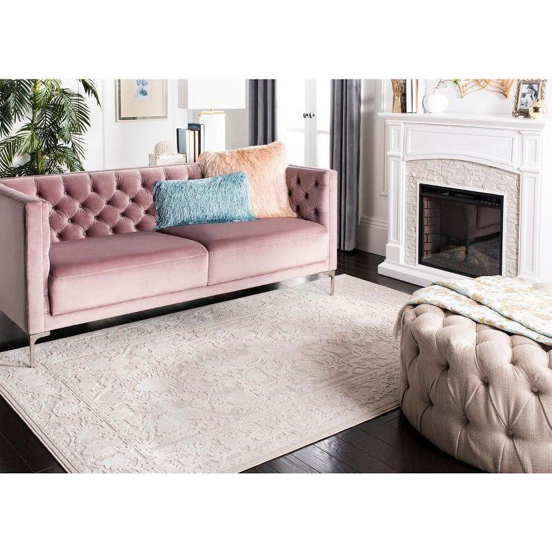 Reflection RFT665 Power Loomed Indoor Area Rug - 6'x9' - Creme/Ivory - Safavieh