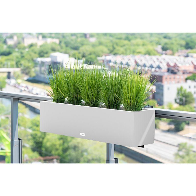 Block Series Railing Window Box Planter