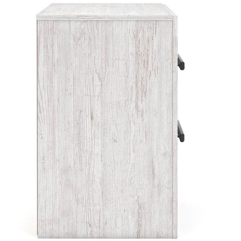 Signature Design by Ashley Cayboni 2 Drawer Nightstand, Whitewash