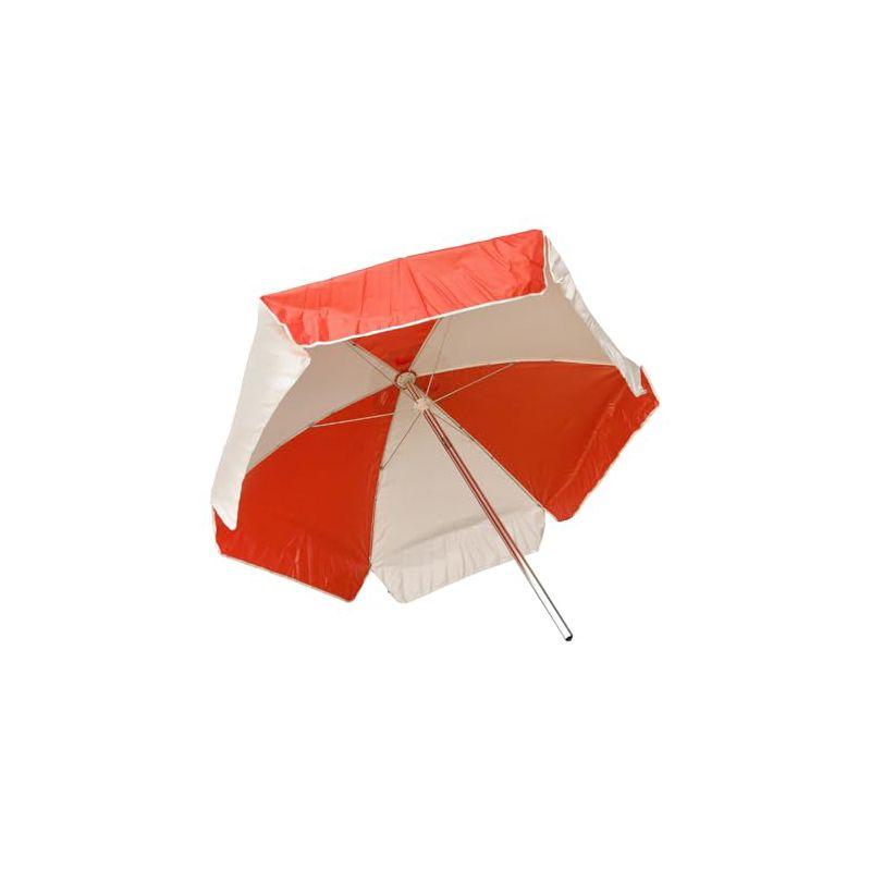 Kemp USA 6' Umbrella, Red / White