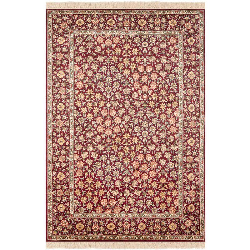Royal Kerman 100% Wool Pile Floral Rug