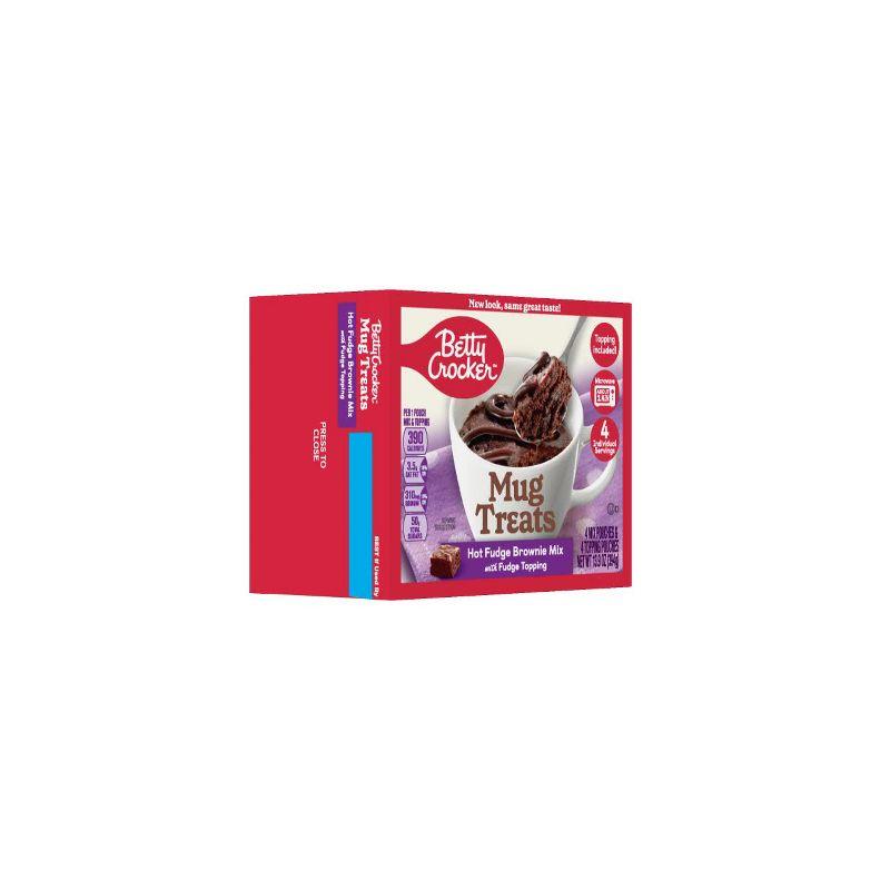 Betty Crocker Mug Treats Hot Fudge Brownie Cake Mix - 13.9oz/4ct