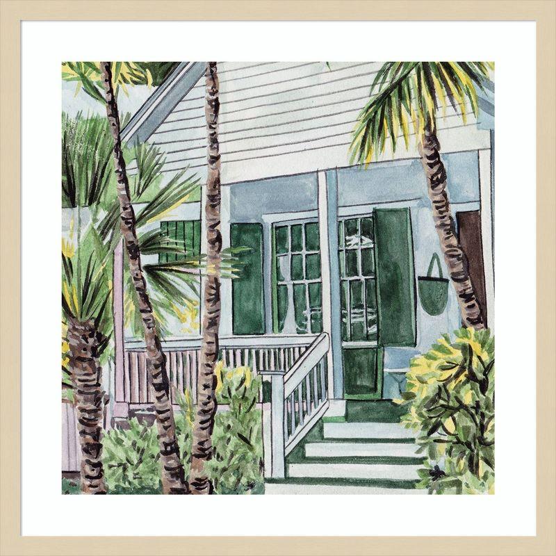 Palm House I Framed Giclee Print in Svelte Natural