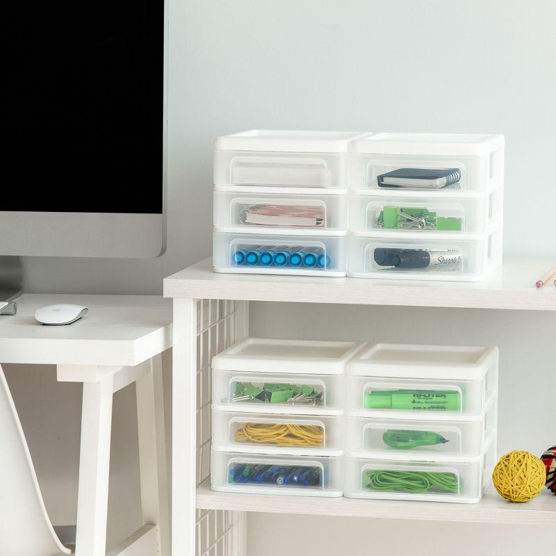 Plastic Desk Organizer Set