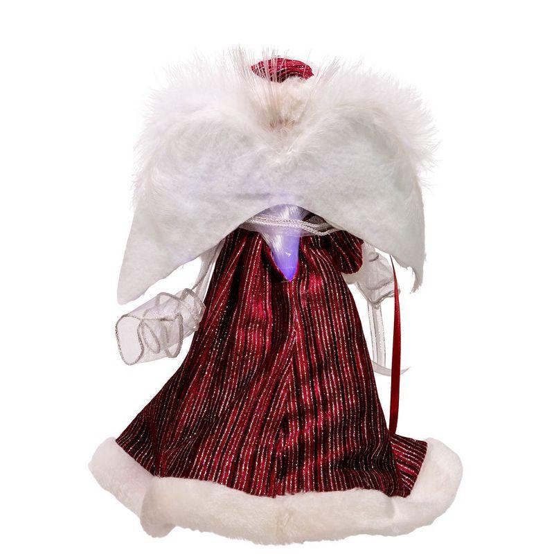 Angel Tree Topper with Fiberoptic LED Lights