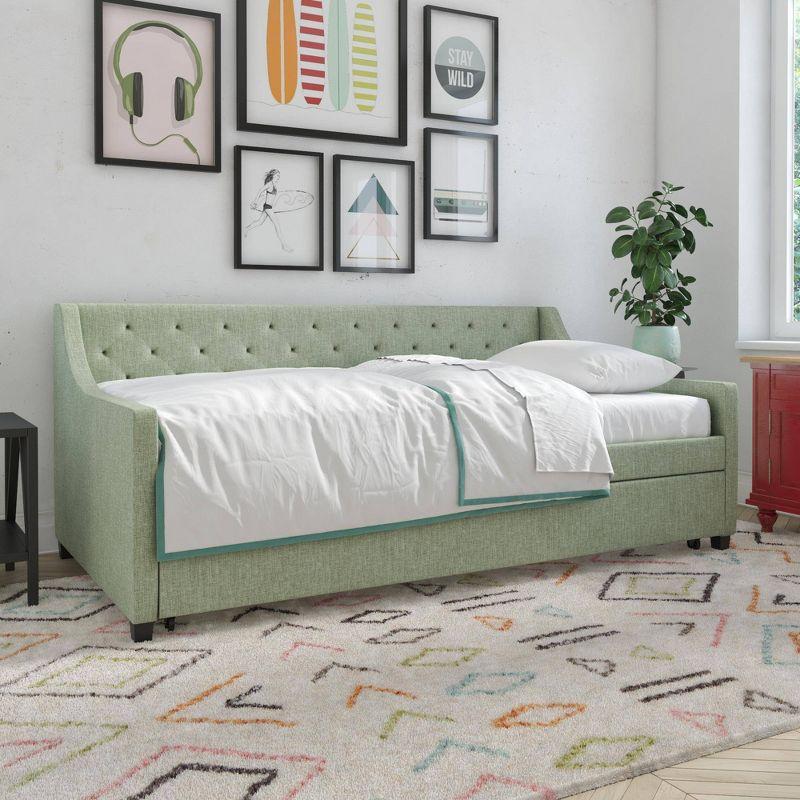 Her Majesty Upholstered Daybed with Trundle