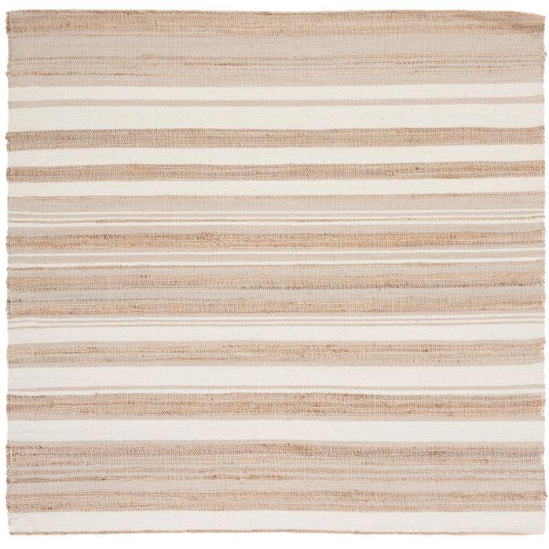 Highland Dunes Grice Hand Woven 50% Jute, 50% Wool Striped Rug