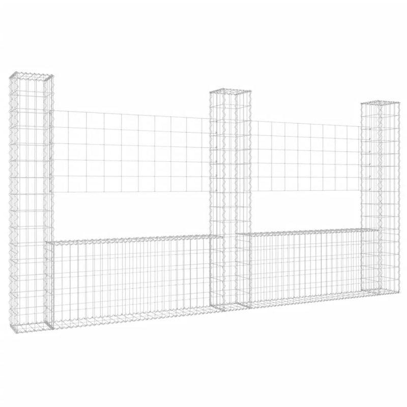 VidaXL Silver Metal Fence Panel
