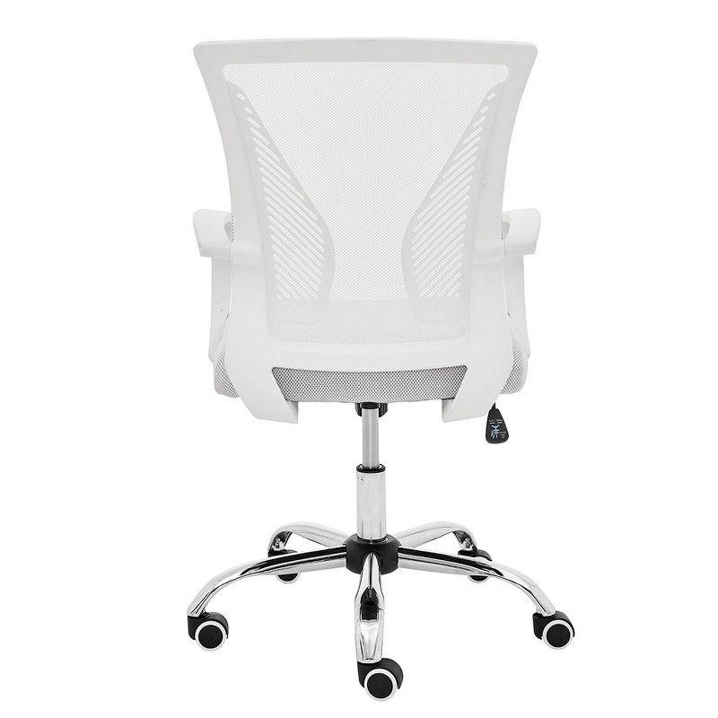 Modern Home Zuna Mid-Back Office Chair - White/White