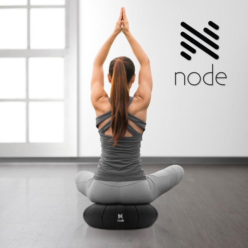 Node Fitness 15" x 5" Round Floor Pillow and Meditation Bolster & Reviews | Wayfair
