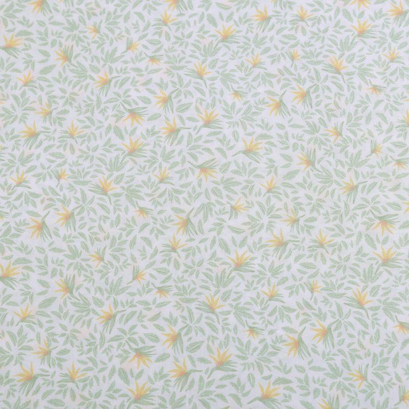 Tommy Bahama Crane Flower 100% Cotton Percale- 4 Piece- Sheet Set  Green- Queen