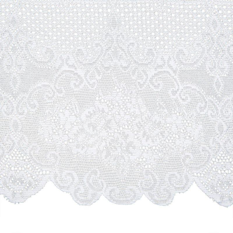 Juvale White Lace Tablecloth for Rectangular Tables, Vintage Style Wedding Table Cloths for Formal Dining, 60 x 97 In