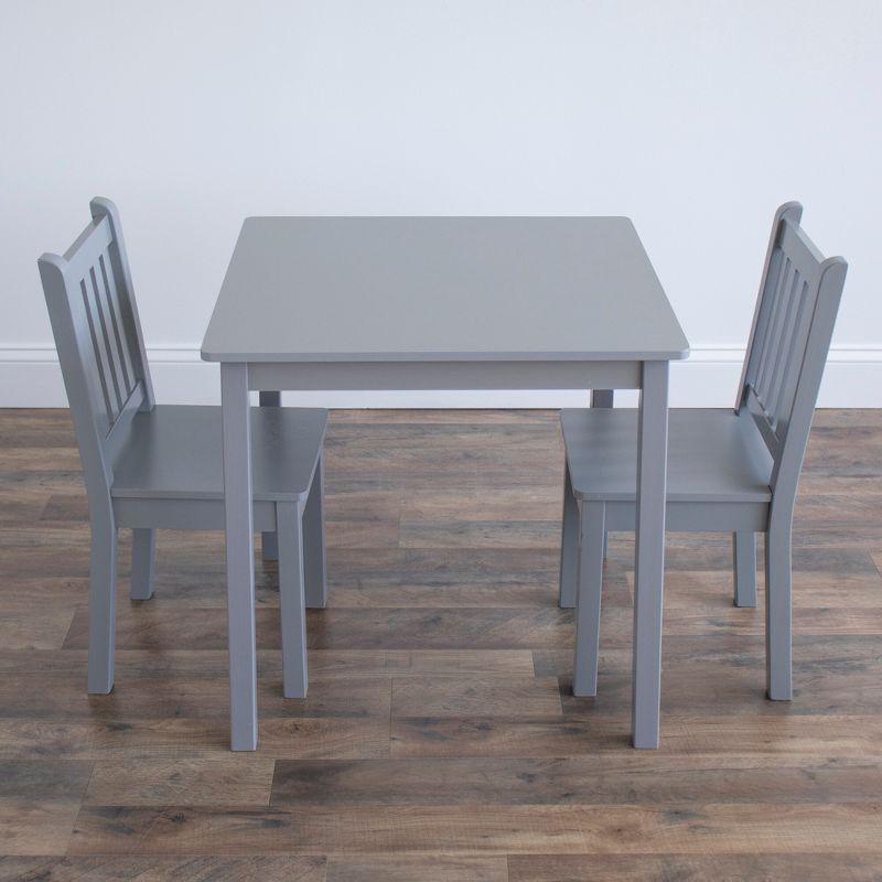 3pc Kids' Wood Table and Chair Set - Humble Crew