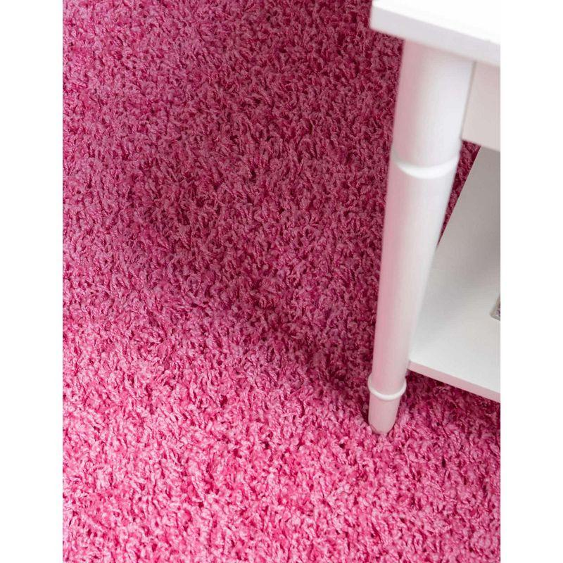 Unique Loom Solid Shag Solid Indoor Woven Area Rug