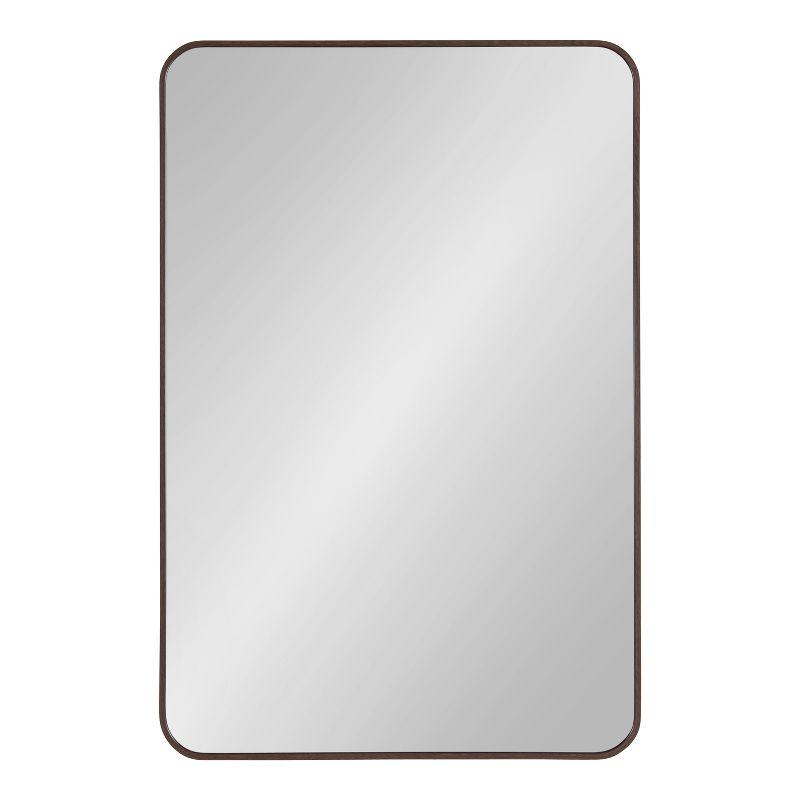 Kate and Laurel Zayda Radius Rectangle Framed Wall Mirror