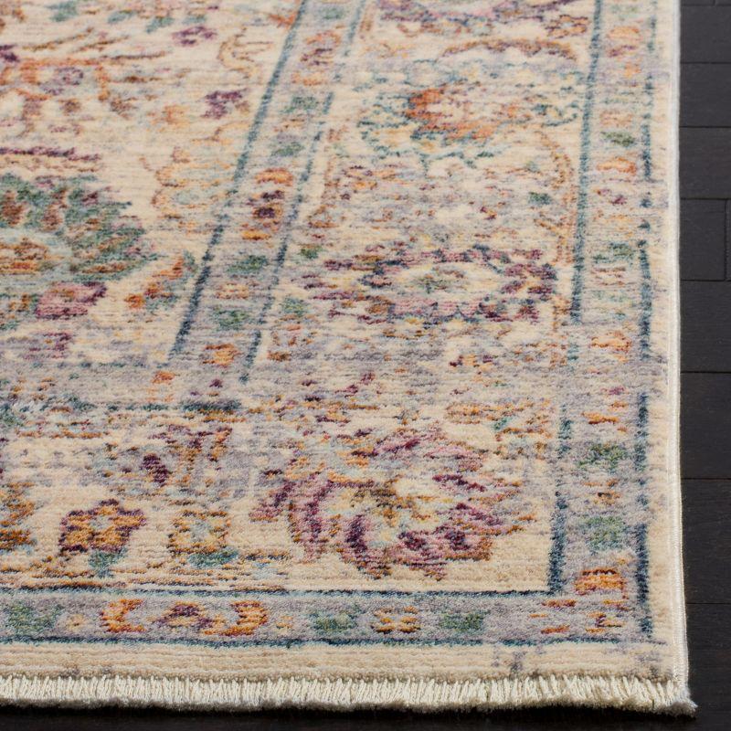 Illusion ILL710 Power Loomed Runner Rug - Cream/Purple - 2'3"x8' - Safavieh
