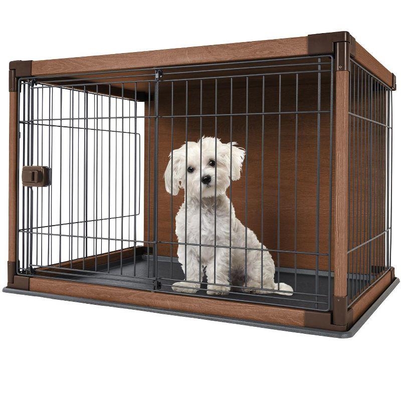 IRIS USA Wire Open Dog Crate Pet Playpen