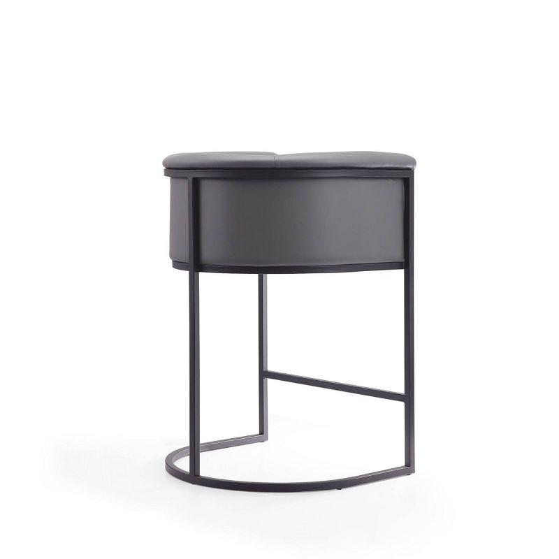 Cosmopolitan Metal Counter Height Barstool - Manhattan Comfort