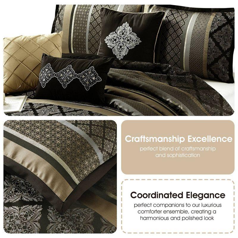 Tefia Karr Microfiber 7 Piece Comforter Set
