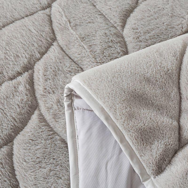 Waverly Cozy Gray Down Alternative Throw