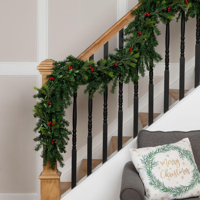 Balsam Pine Artificial Christmas Garland Unlit