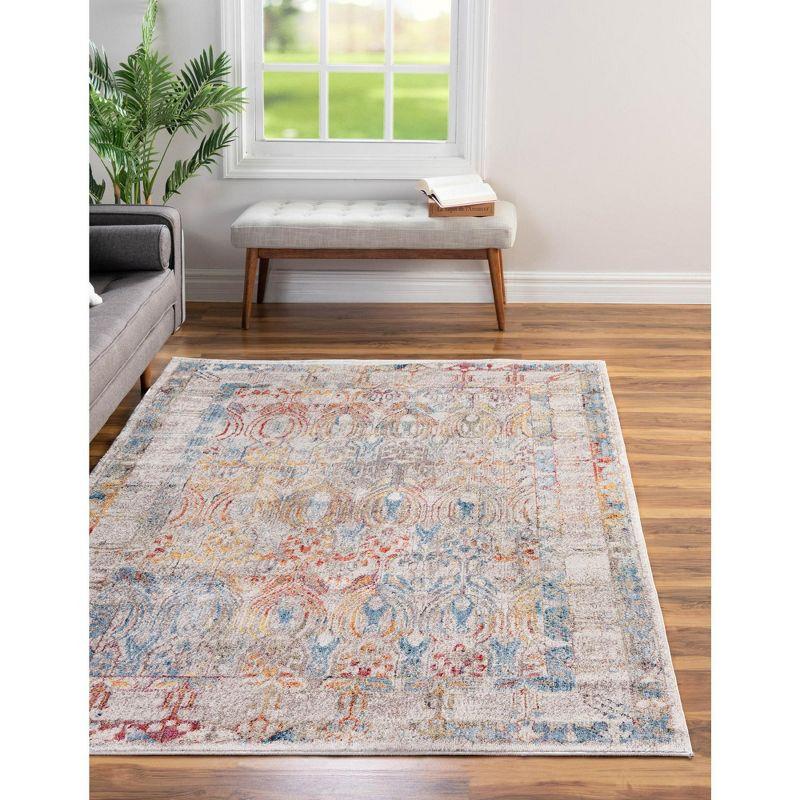 Unique Loom 2' 2 x 3' 1 Multi Brighton Williamsburg Area Rug