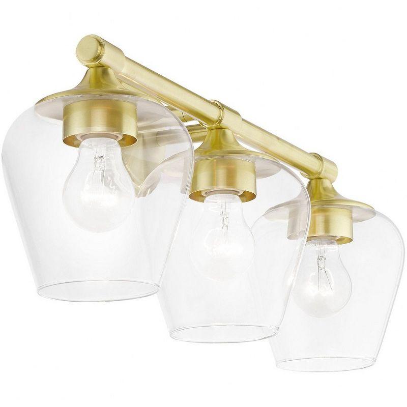 Livex Lighting Willow 3 - Light Vanity in  Satin Brass