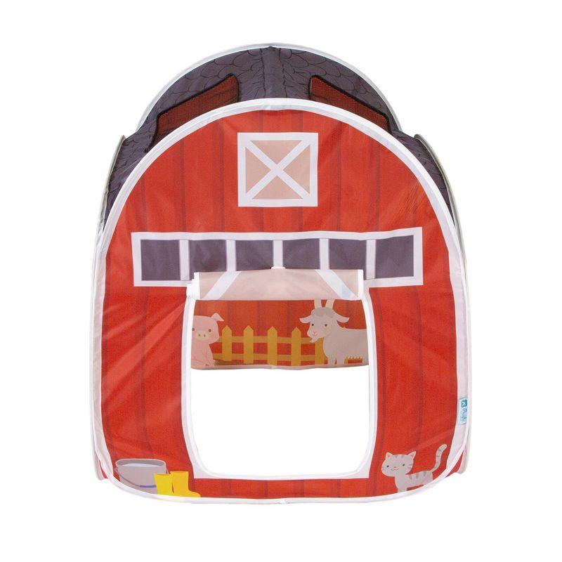 Red Farm House Pop-Up Tent with Mesh Panels