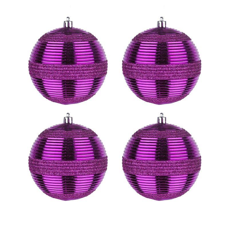 The Holiday Aisle® Shatterproof Swirling Ball Ornaments