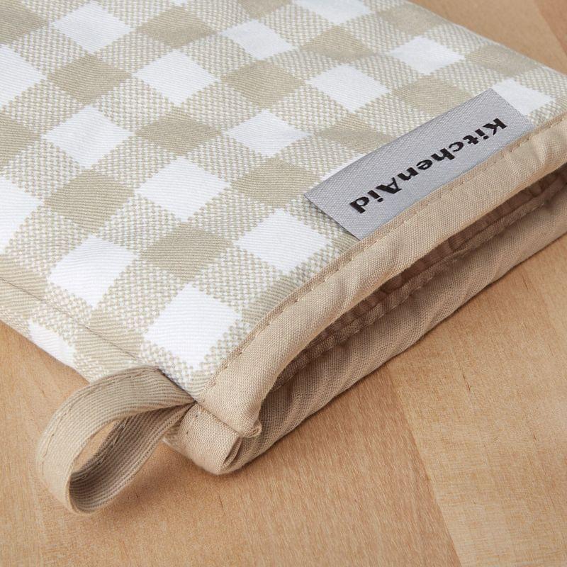 KitchenAid Gingham 2-Piece Oven Mitt